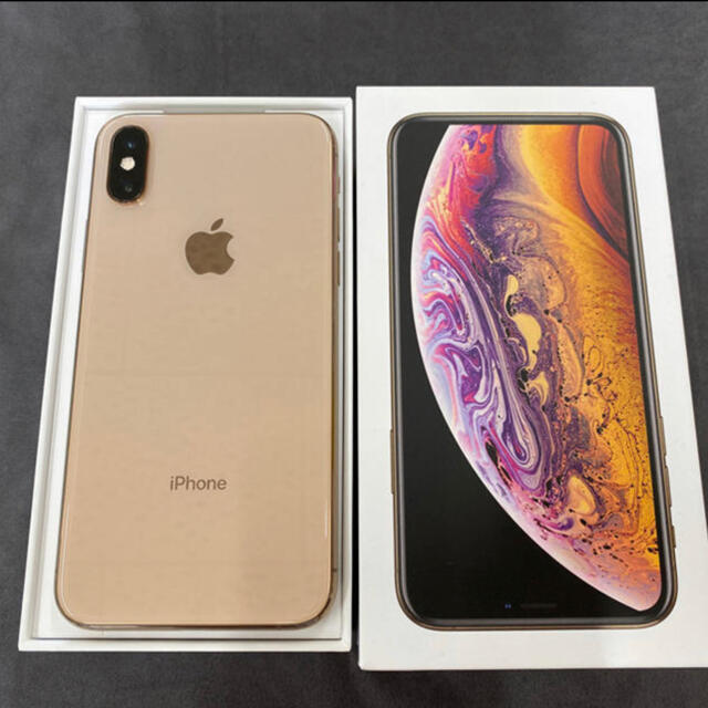 美品　iPhone xs 256gb ゴールド simフリー