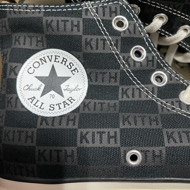 【海外限定！】 KITH X CONVERSE Black 28cm メンズの靴/シューズ(スニーカー)の商品写真