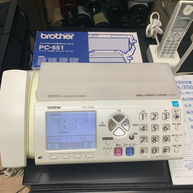 brother(ブラザー)の美品！brother ブラザーファクシミリ　FAX-370DL スマホ/家電/カメラの生活家電(その他)の商品写真