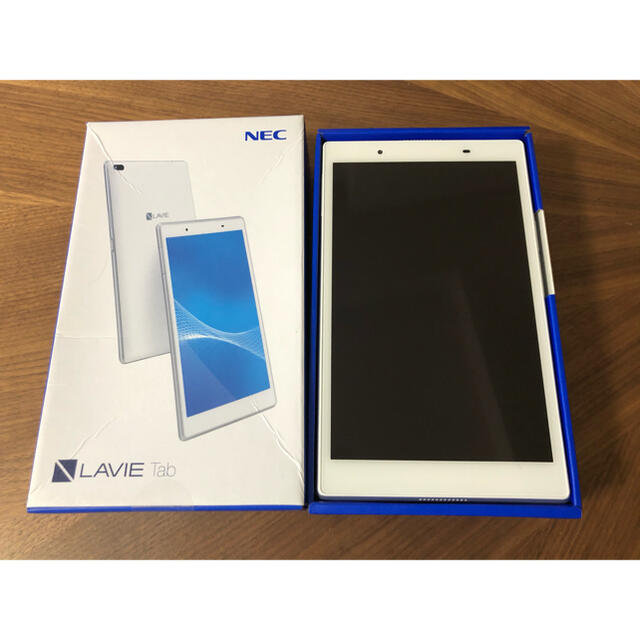 NEC(エヌイーシー)の新品同様　LAVIE Tab NEC TE508HAW ホワイト　初期化済み スマホ/家電/カメラのPC/タブレット(タブレット)の商品写真