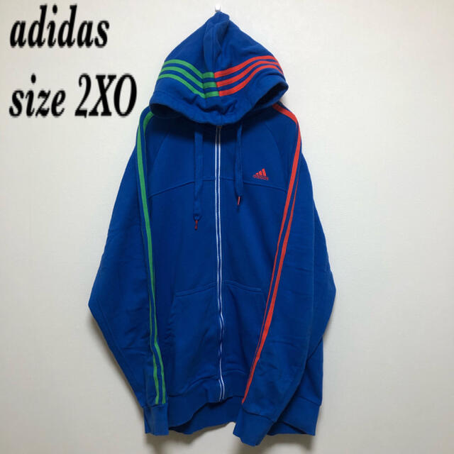 adidas アディダス パーカージャージ お洒落 3本ライン