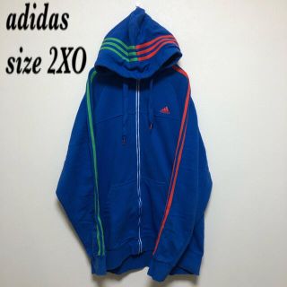 アディダス(adidas)のadidas アディダス パーカージャージ お洒落 3本ライン(パーカー)