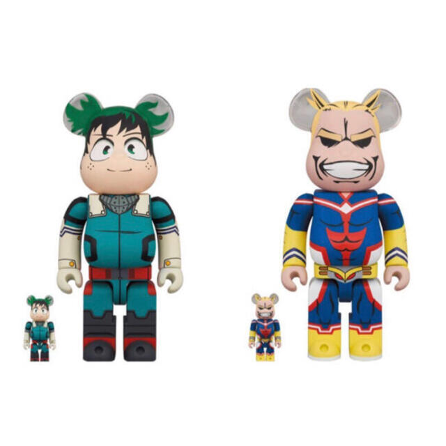 国内正規□ BE@RBRICK 緑谷出久 デク オールマイト 100 & 400