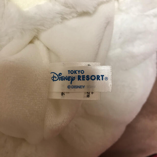 Disney(ディズニー)の【moka様専用】白ウサギファンキャップ　不思議の国のアリス　ディズニーリゾート エンタメ/ホビーのおもちゃ/ぬいぐるみ(キャラクターグッズ)の商品写真