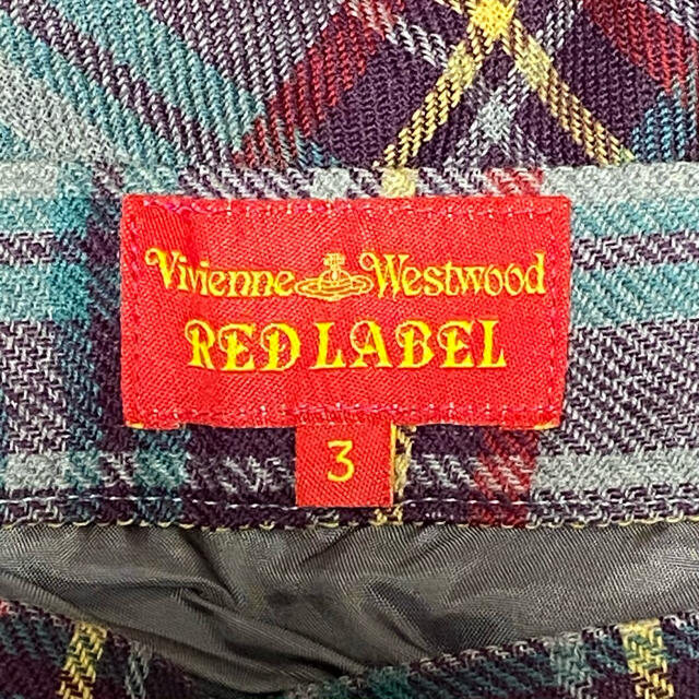 Vivienne Westwood(ヴィヴィアンウエストウッド)のVivienne Westwood★タータンチェックアシメスカート レディースのスカート(ひざ丈スカート)の商品写真