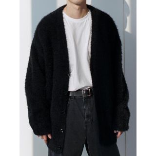 ニードルス(Needles)のCOLN カーディガン　End Shaggy Cardigan black(カーディガン)