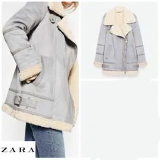 ザラ(ZARA)の美品　ザラ　ムスタン　コート　スエード　ムートン　ムスタング　アウター(ムートンコート)