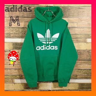 adidas - adidas アディダス プルオーバーパーカー グリーン ...