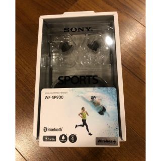 ソニー(SONY)のSONY ワイヤレスイヤホン　ブラックWF-SP900-B(ヘッドフォン/イヤフォン)