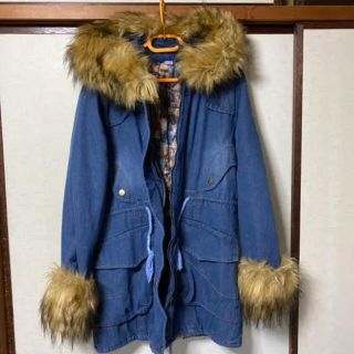 JEANS デニム生地　モッズコート(モッズコート)