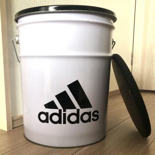 アディダス(adidas)のadidas アディダス缶　アディ缶　白　ホワイト(小物入れ)