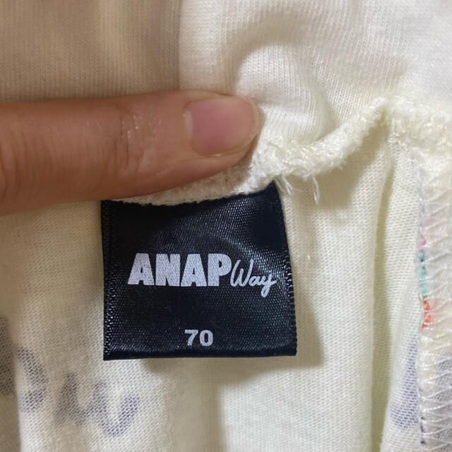 ANAP Kids(アナップキッズ)のANAP ロンパース キッズ/ベビー/マタニティのベビー服(~85cm)(ロンパース)の商品写真