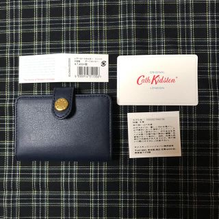 キャスキッドソン(Cath Kidston)の【新品未使用】 Cath Kidston レザーカードホルダー(名刺入れ/定期入れ)