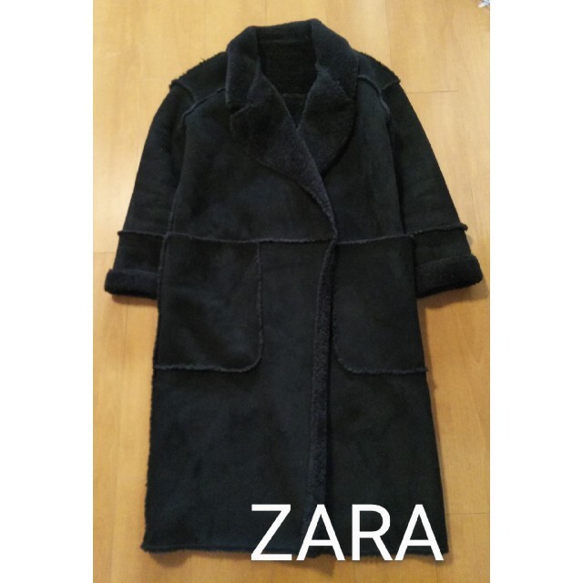 ZARA ダブルフェイス ボアコート ムートンコート 110