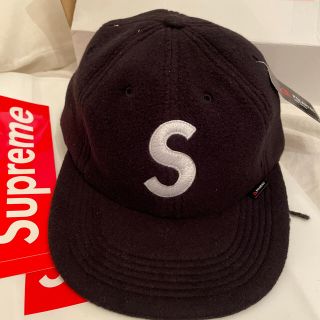 supreme s logo cap 3m reflective 黒