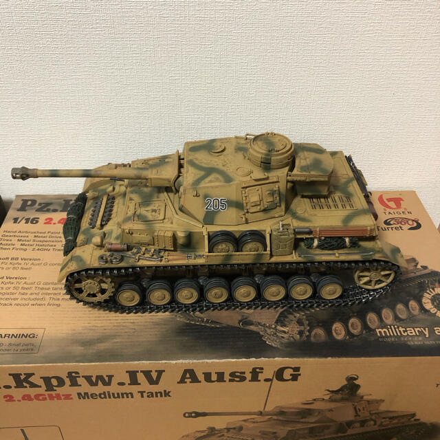 taigen タイゲン　4号戦車G型　メタルエディション　1/16 砲身リコイル エンタメ/ホビーのおもちゃ/ぬいぐるみ(ホビーラジコン)の商品写真