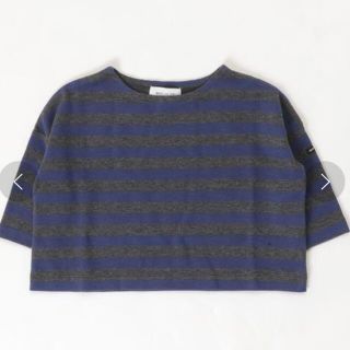 フィス(FITH)のquoti use fith ボーダーオフショル(Ｔシャツ)