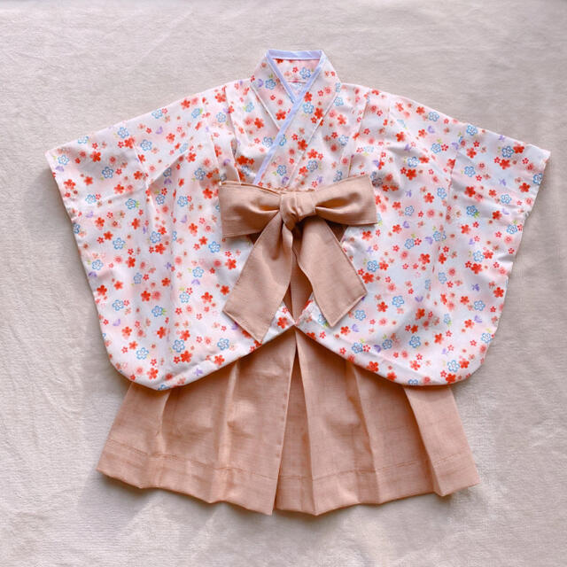 サマーセール♡handmade baby HAKAMA 80-90cm