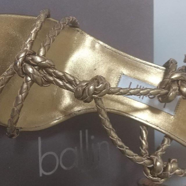 Ballin イタリア製ゴールドサンダル 未使用品