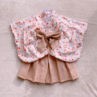 【完成品販売】handmade baby HAKAMA70-80cm