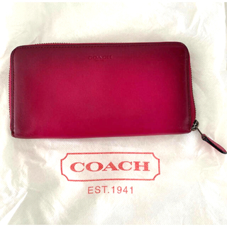 コーチ(COACH)のcoach コーチ アコーディオン ジップ ウォレット(財布)