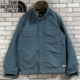 ザノースフェイス(THE NORTH FACE)の超レア 海外古着 ノースフェイス ナイロンジャケット パウダーガード ブルーM(ナイロンジャケット)