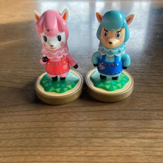 ニンテンドウ(任天堂)のどうぶつの森 amiibo フィギュア  カイゾー＆リサ(アニメ/ゲーム)