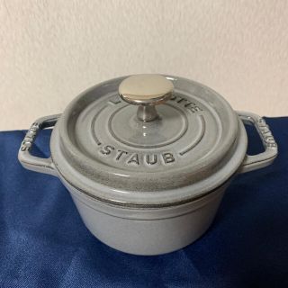 ストウブ(STAUB)のpapi1016様専用　　　STAUB  ストウブ　14  グレー(鍋/フライパン)