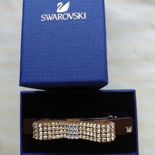 スワロフスキー(SWAROVSKI)の【新品】スワロフスキー　バレッタ(バレッタ/ヘアクリップ)