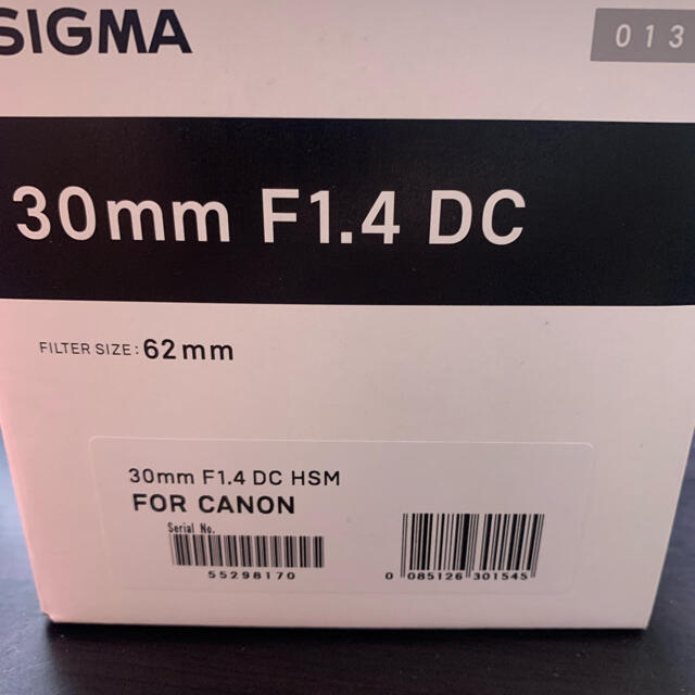新品未開封！ SIGMA 30mm F1.4 DC CANON Artライン