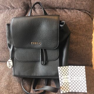 超美品❤︎FURLA レザー　ミニリュック　リュック　ブラック