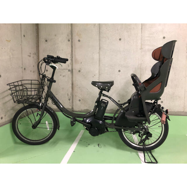 bikke mob ブリヂストン ビッケ 電動自転車 子乗せ自転車 グレー 中古 bikke mob ブリヂストン ビッケ 電動自転車 子乗せ自転車 グレー 中古