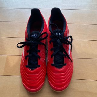 アディダス(adidas)のadidas predator  フットサルシューズ  赤(シューズ)