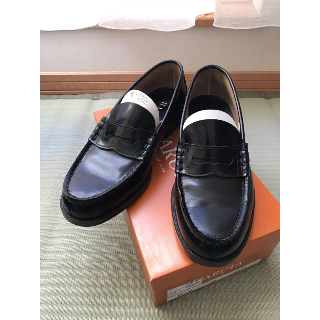 HARUTA(ハルタ)の【HARUTA】コインローファー #906 黒 メンズの靴/シューズ(ドレス/ビジネス)の商品写真