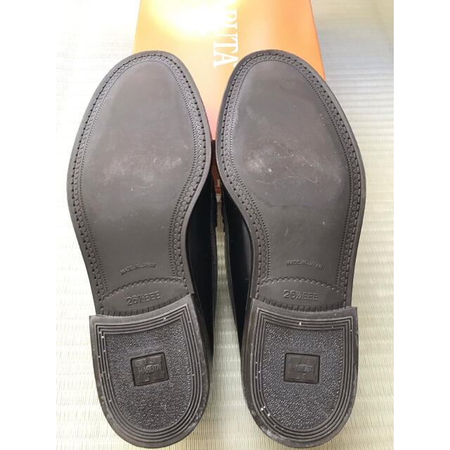 HARUTA(ハルタ)の【HARUTA】コインローファー #906 黒 メンズの靴/シューズ(ドレス/ビジネス)の商品写真