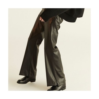 サンシー(SUNSEA)のRYO TAKASHIMA Fake Leather flare pants(スラックス)