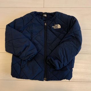 ザノースフェイス(THE NORTH FACE)の美品　ノースフェイス ゼファーカーディガン　ダウンジャケット 100(ジャケット/上着)