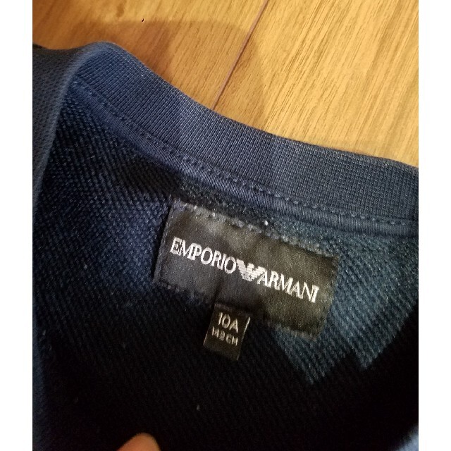 ARMANI JUNIOR(アルマーニ ジュニア)のアルマーニジュニア　トレーナー キッズ/ベビー/マタニティのキッズ服男の子用(90cm~)(Tシャツ/カットソー)の商品写真