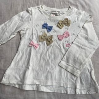 ミキハウス(mikihouse)のミキハウス  mikihouse 長袖シャツ110センチ リーナちゃん(Tシャツ/カットソー)