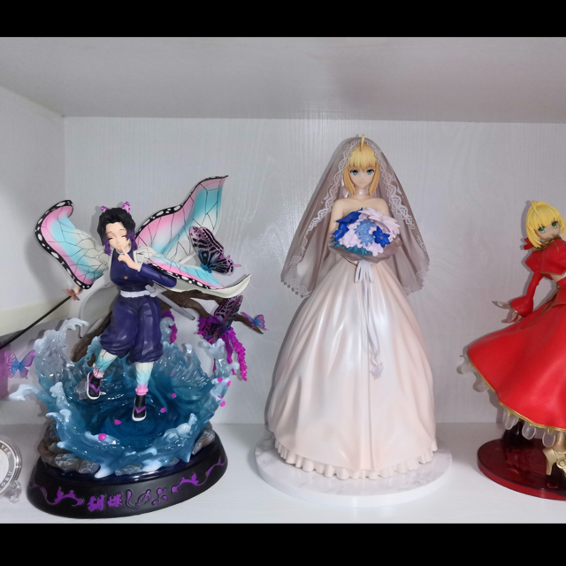 限定新品通販激安 鬼滅の刃 フィギュア胡蝶しのぶ ガレージキット 虫柱