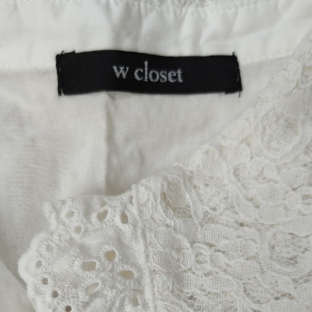 w closet(ダブルクローゼット)のw closet シャツ レディースのトップス(シャツ/ブラウス(半袖/袖なし))の商品写真