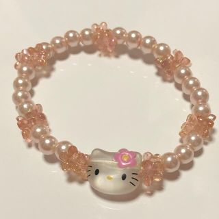 ハローキティ(ハローキティ)の【美品】ハローキティ　ブレスレット(ブレスレット/バングル)