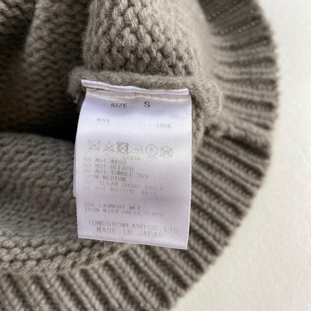 GALERIE VIE ファインウール クルーネック S - 3