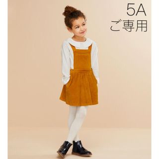 プチバトー(PETIT BATEAU)の＊ご専用＊ 新品未使用  プチバトー  コーデュロイジャンパースカート 5ans(ワンピース)