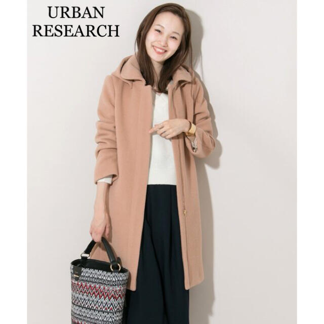 URBAN RESEARCH(アーバンリサーチ)のURBAN RESEARCH 2WAYウールコート アーバンリサーチ レディースのジャケット/アウター(ロングコート)の商品写真