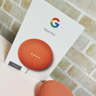 グーグル(Google)の【ほぼ新品】Google Home Mini コーラル(その他)