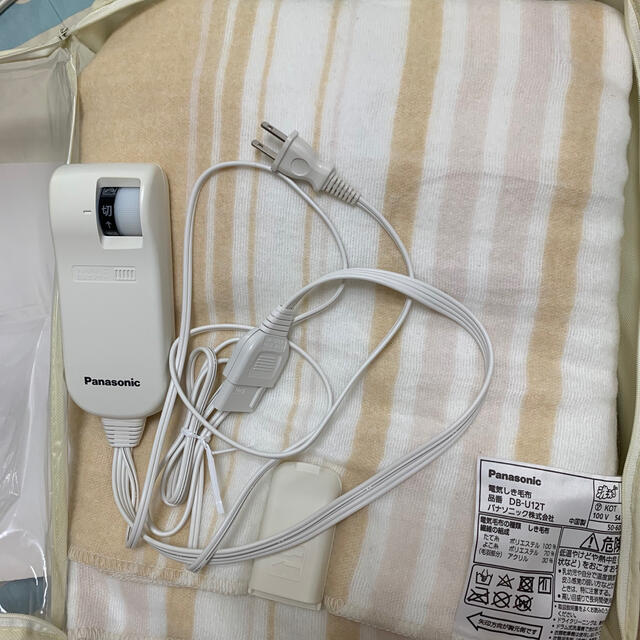 Panasonic(パナソニック)の【switchさん専用】パナソニック 電気しき毛布(シングルSサイズ)  スマホ/家電/カメラの冷暖房/空調(電気毛布)の商品写真