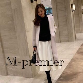 M-premier - Mary様専用♡M-premierBlackフードリバーコート小さい ...