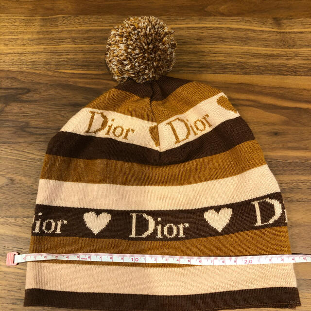 Christian Dior(クリスチャンディオール)のChristian Dior クリスチャンディオール　ニット帽 レディースの帽子(ニット帽/ビーニー)の商品写真