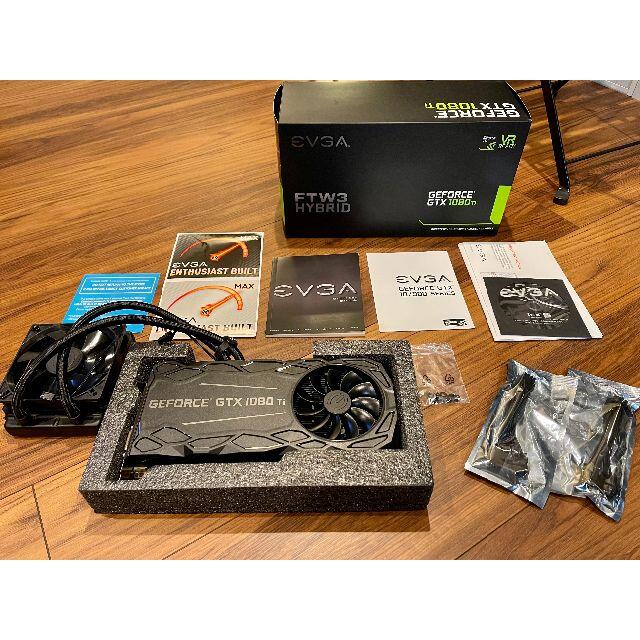 EVGA GeForce GTX 1080 Ti FTW3 HYBRIDPCパーツ